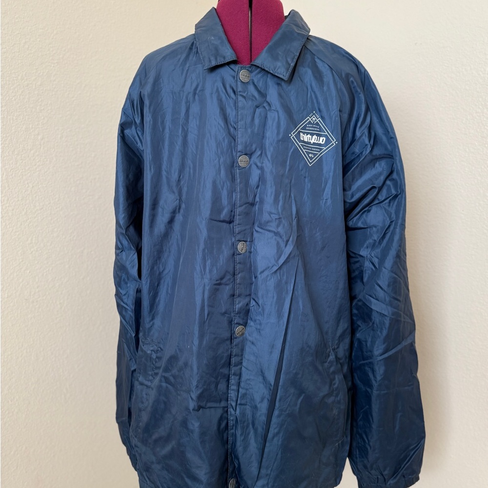 Navy Blue Windbreaker Jacket - XL